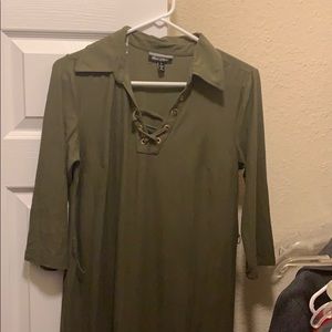 Army green allison brittney dress size small